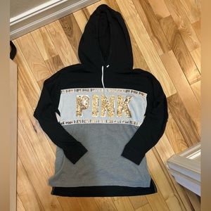 Women’s PINK Long Sleeve w/Hood : Size Small